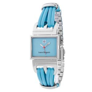 Laura Biagiotti Blue Leather Lining Dress Women's Watch